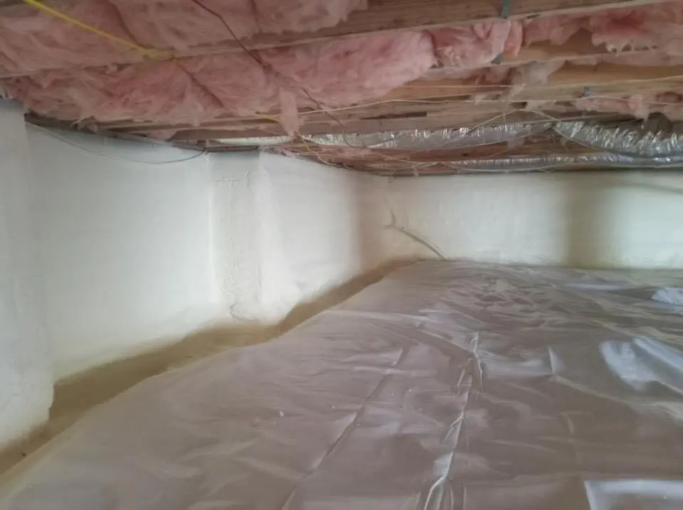 Crawl space encapsulation with closed-cell spray foam for Roof Maintenance in Hallandale Beach